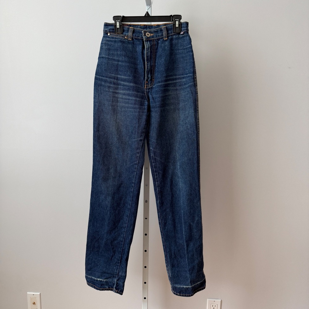 Vintage Brittania Pentimento sz 7 High Waisted Heart  Jeans Dark Wash Preppy 80s